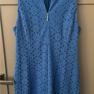 Lilly Pulitzer Blue Crochet Dress